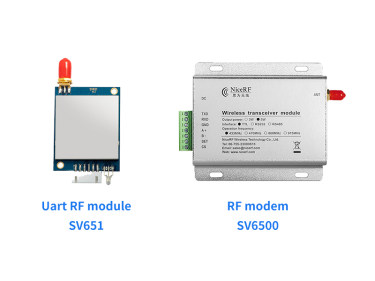 Diferencias entre el módulo uart rf y el módem rf