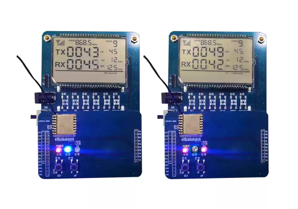 Prueba de comunicación del kit de demostración LoRa1262 del módulo LoRa