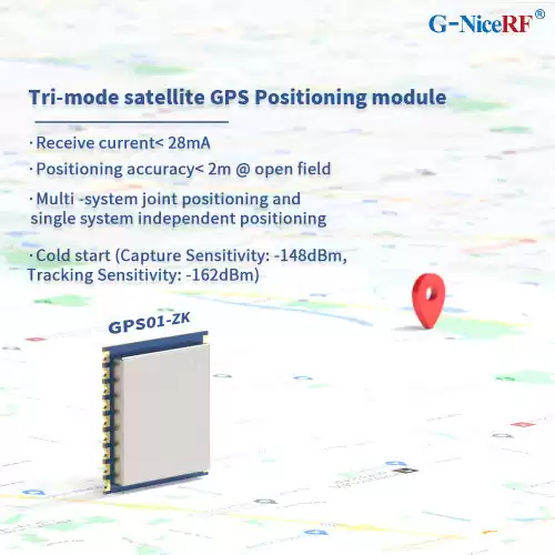 Nuevo: Mini módulo GPS satelital trimodo de baja corriente, alta sensibilidad y alta precisión GPS01-ZK