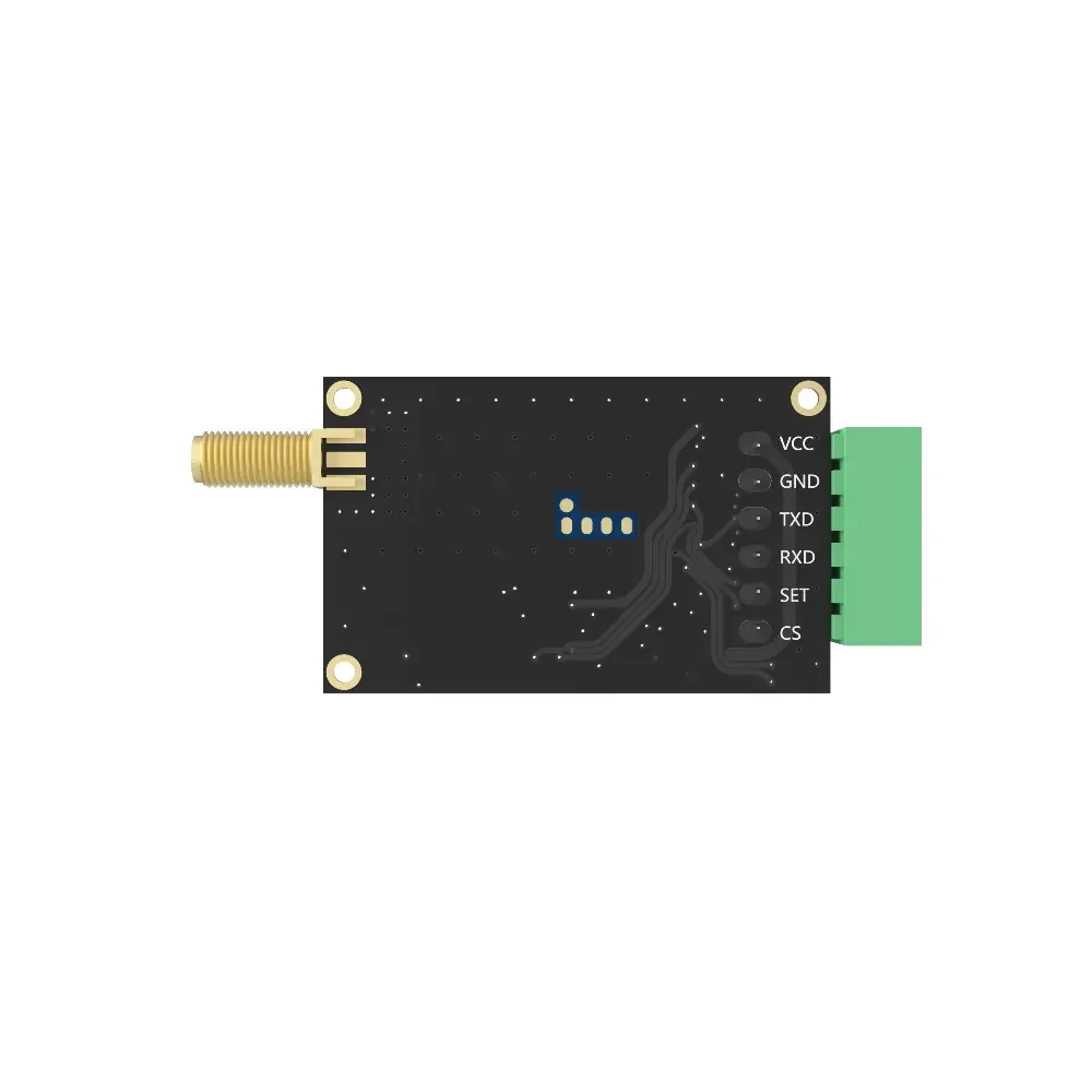 LoRa611II: amplio voltaje y alta velocidad: módulo Uart LoRa industrial de 160 mW con protección ESD