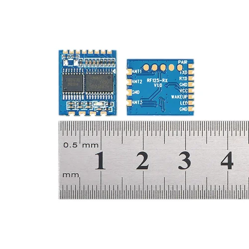 RF125: Módulo transmisor y receptor inalámbrico de 125 KHz con activación por aire y bajo consumo de energía