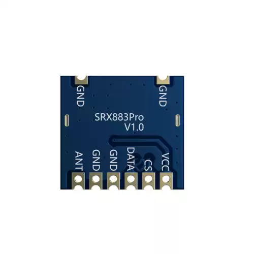SRX883Pro: Módulo receptor superheterodino de 433 MHz con certificación CE-RED