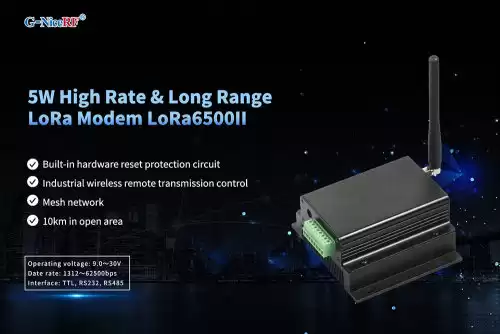 Nuevo: Módem LoRa de alta velocidad LoRa6200II y LoRa6500II