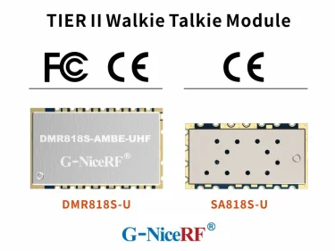 Los módulos walkie-talkie DMR818S-U y SA818S-U han obtenido una nueva certificación