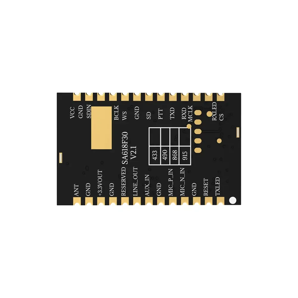 SA618F30: Módulo de audio inalámbrico dúplex completo de largo alcance de 1 W con protección ESD