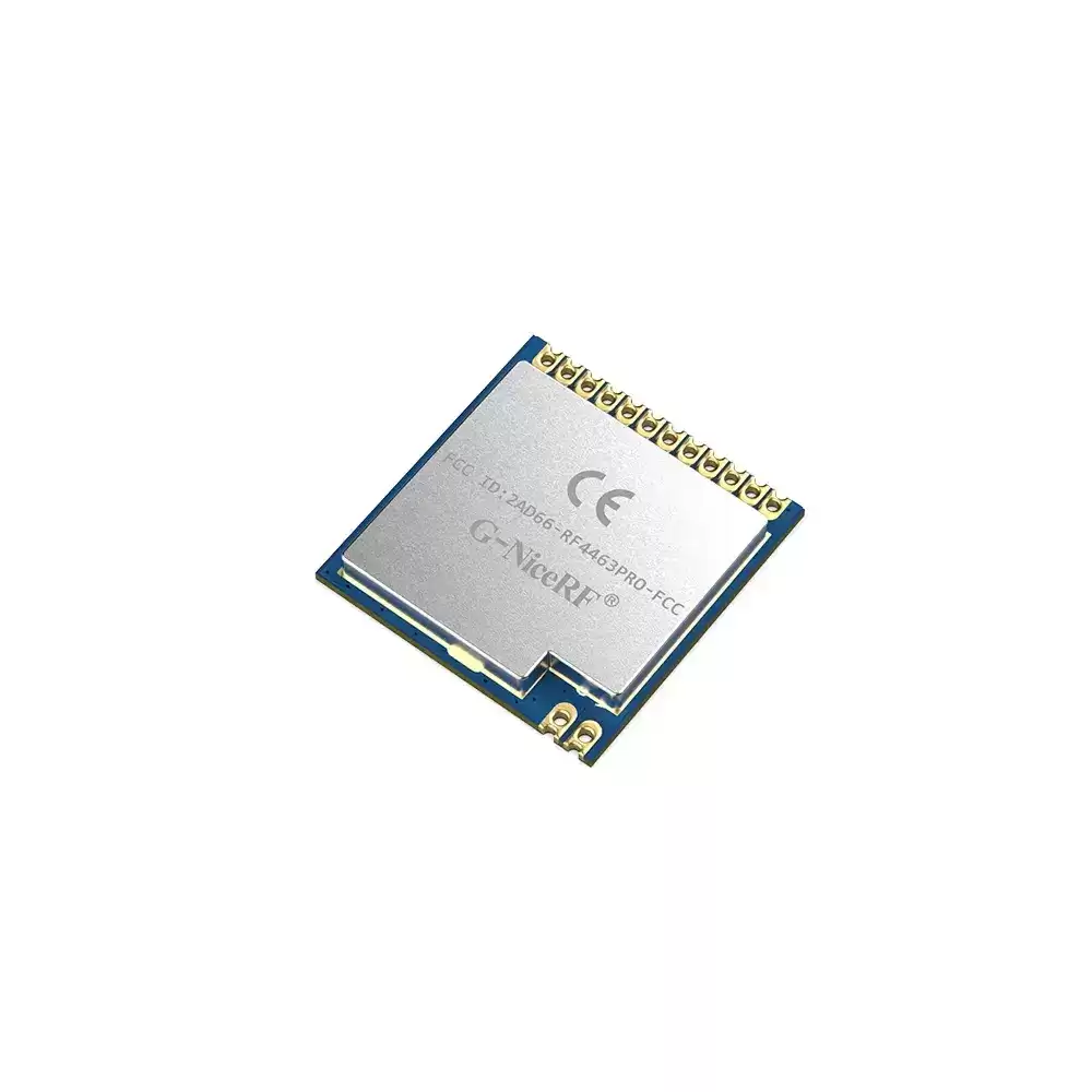 RF4463PRO-433: Módulo frontal Si4463 de 433 MHz con certificación FCC ID, IC ID y CE-RED