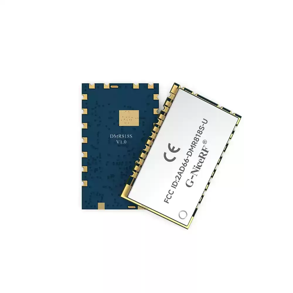 DMR818S-U: Módulo walkie-talkie DMR Tier II AMBE++ con certificación FCC ID y CE RED