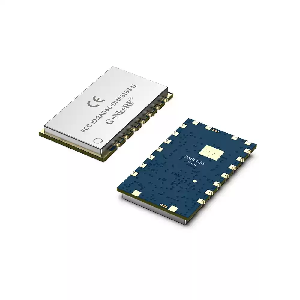 DMR818S-U: Módulo walkie-talkie DMR Tier II AMBE++ con certificación FCC ID y CE RED