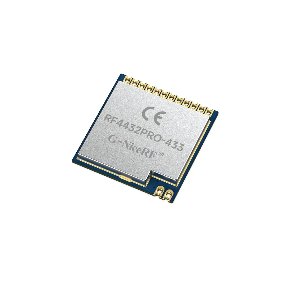 RF4432PRO: Módulo receptor y transmisor de RF con certificación CE-RED Si4432 de 433 MHz