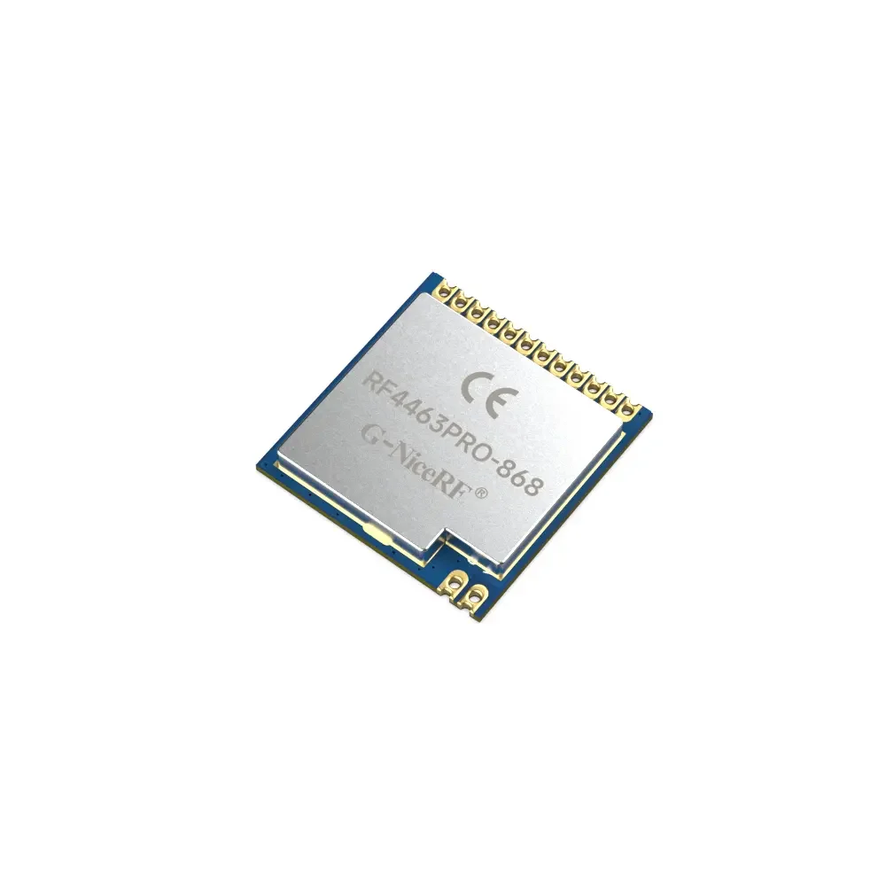 RF4463PRO-868: Módulo RF Si4463 con certificación CE-RED de 100 mW y 868 MHz con cristal de 10 PPM