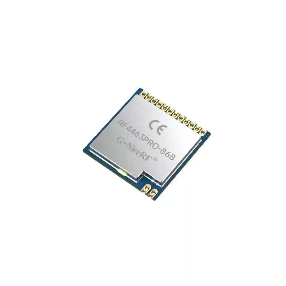 RF4463PRO-868: M&oacute;dulo RF Si4463 de 100 mW y 868 MHz con certificaci&oacute;n CE-RED y cristal de 10 ppm