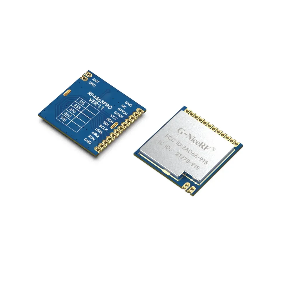 RF4463PRO-915: Módulo RF certificado Si4463 915MHz FCC ID e IC ID