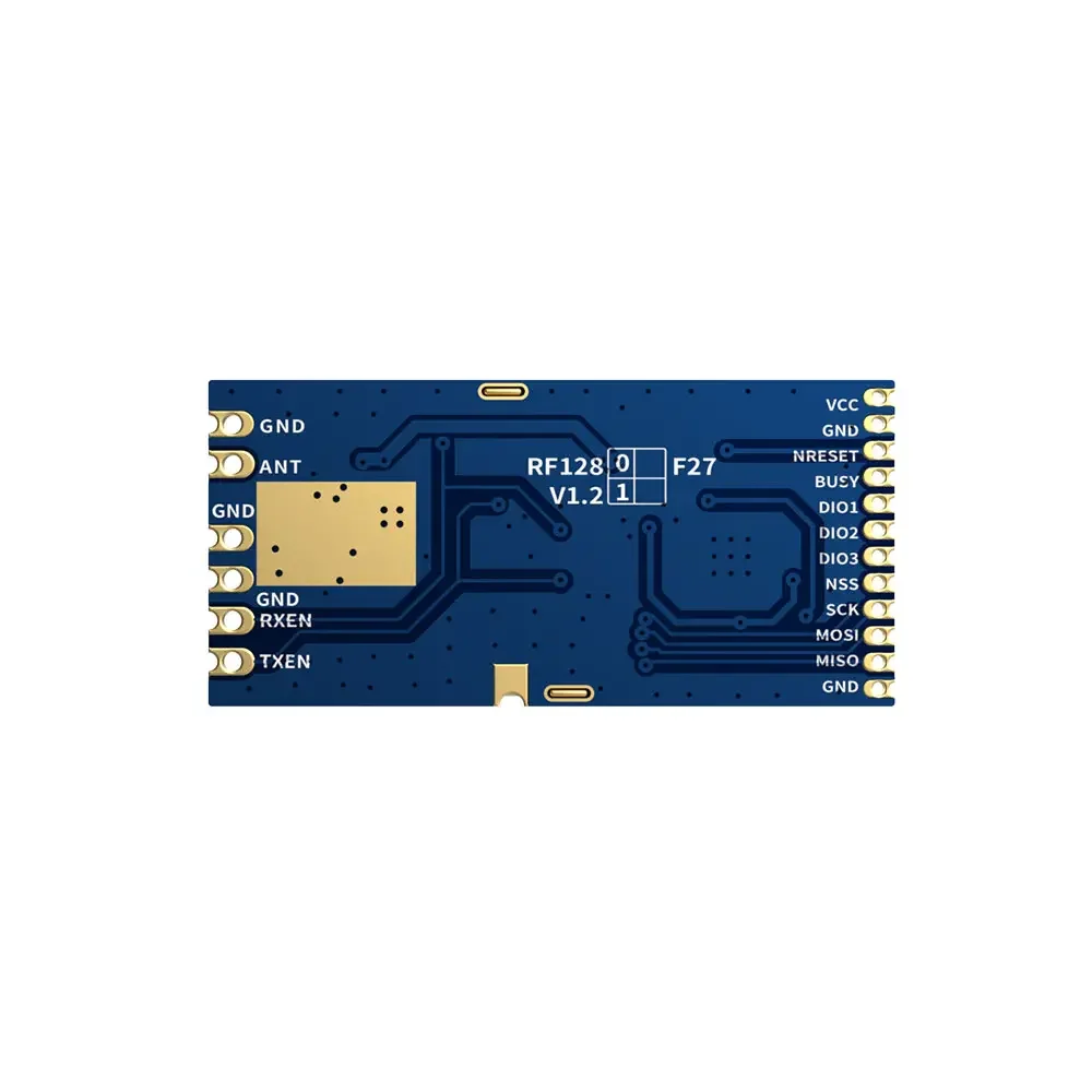 LoRa1281F27: Módulo LoRa SX1281 de 500 mW con certificación CE-RED y FCC ID de 2,4 GHz con TCXO