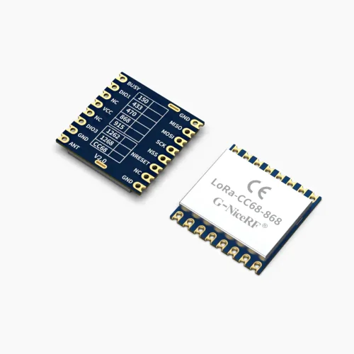 LoRa-CC68-868: Módulo LoRa basado en LLCC68 con interfaz SPI aprobada por CE-RED y protección ESD