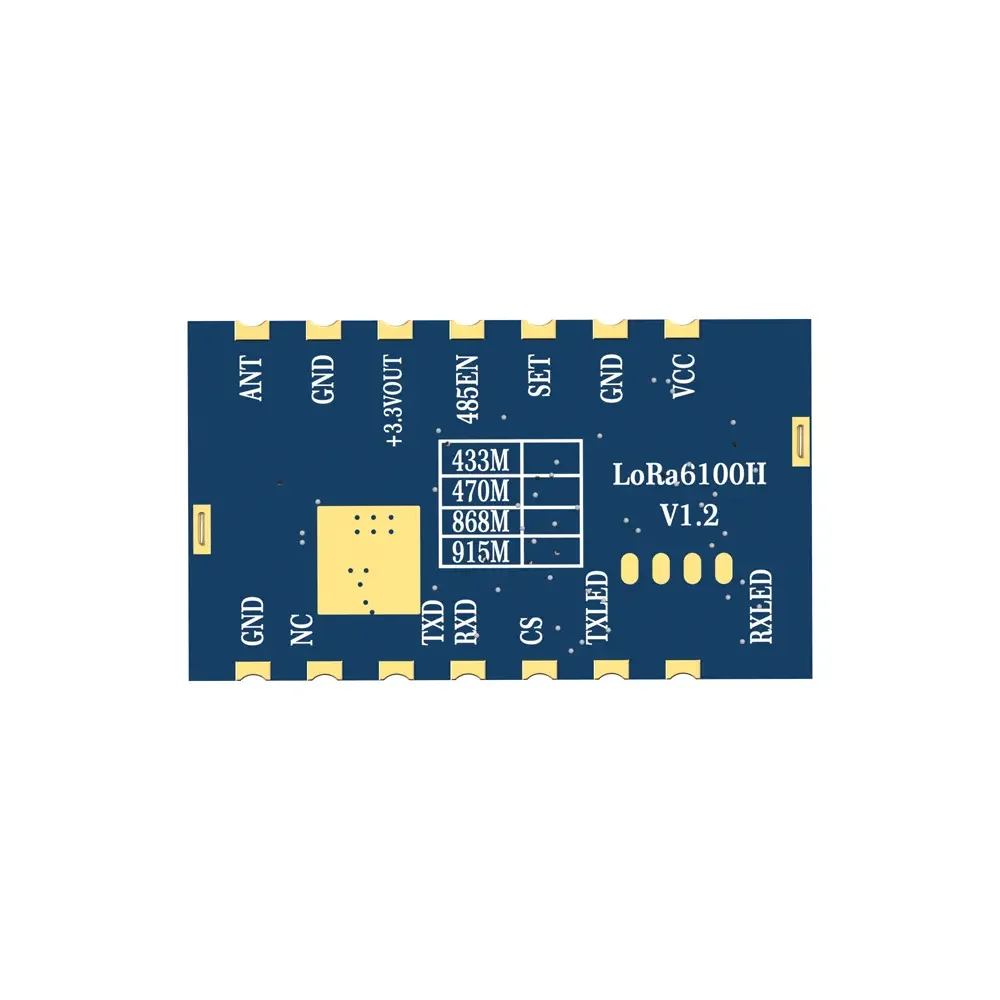 LoRa6100II: módulo Uart LoRa de 2 W con chip LLCC68 para red de malla y protección ESD