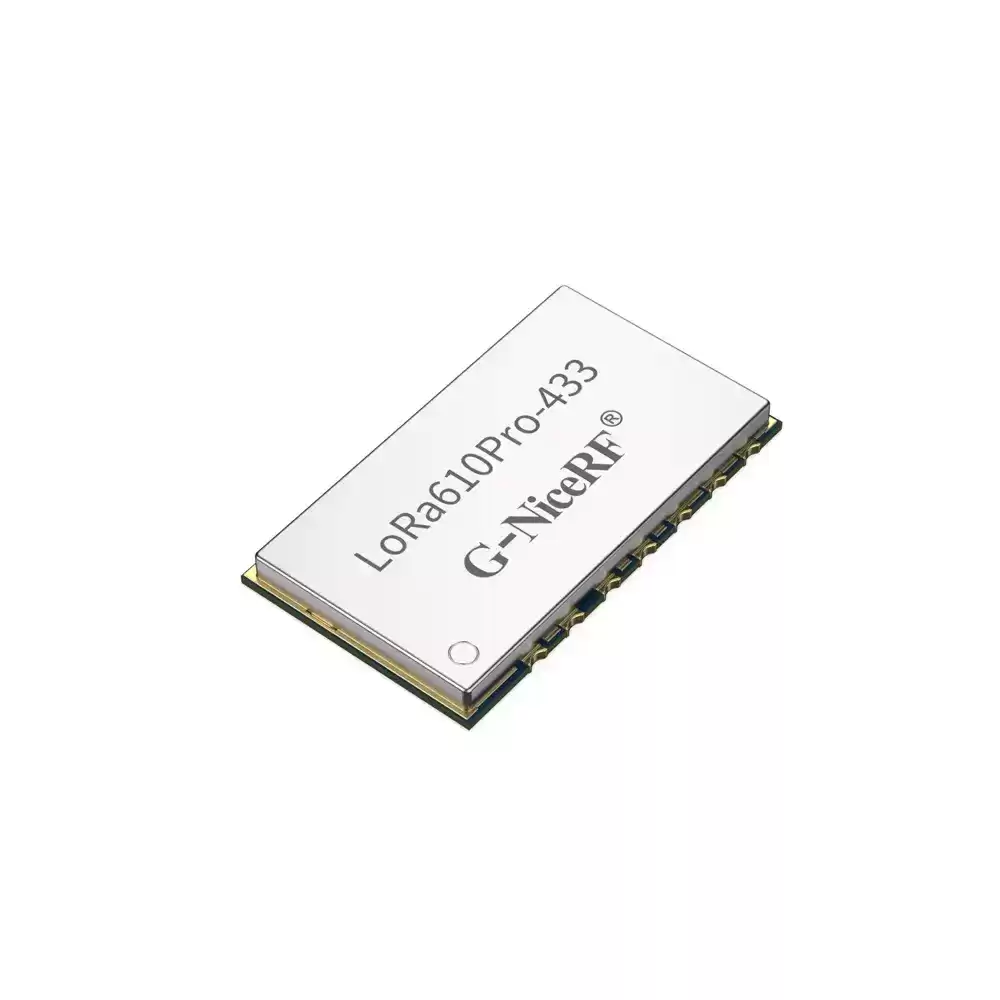 LoRa610Pro: Módulo LoRa UART integrado de tamaño pequeño de 100 mW con certificación KC/ANATEL y protección ESD.