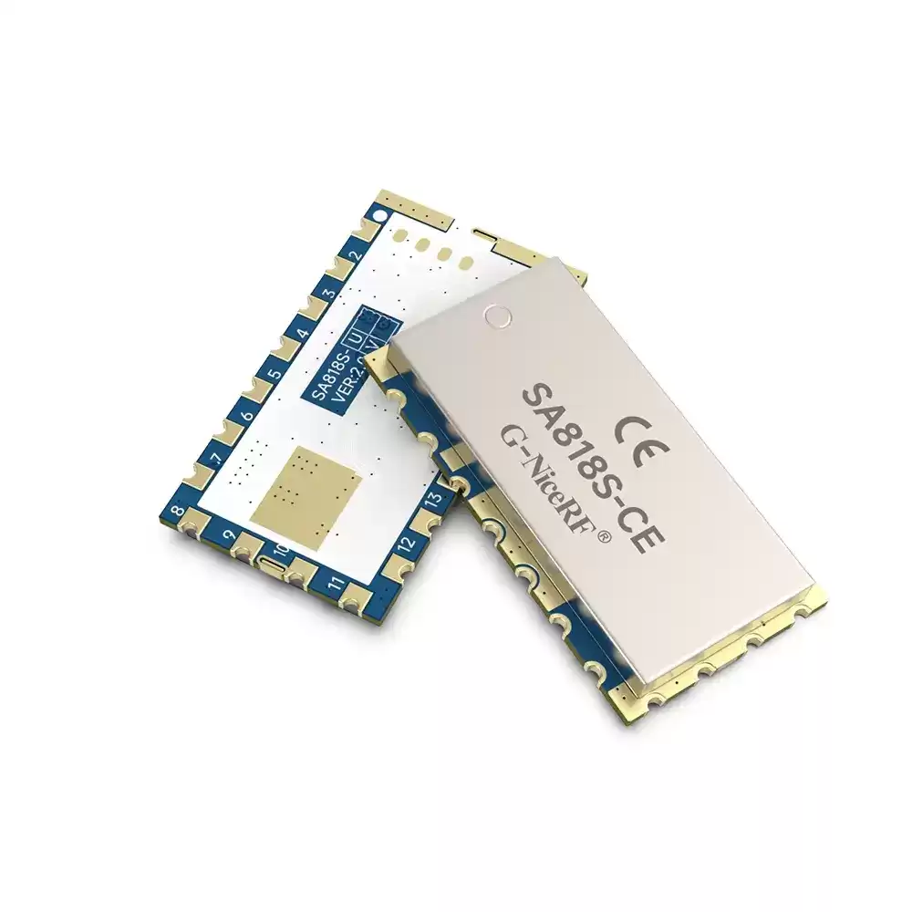 SA818S-CE: Módulo walkie-talkie analógico de 1 W con certificación CE-RED y alcance de 3 a 5 km