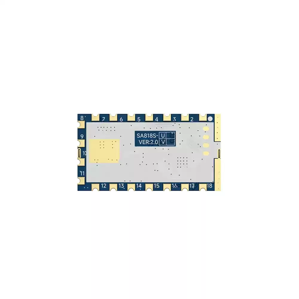 SA818S: Módulo de walkie-talkie analógico integrado de 1 W con amplificador y LNA
