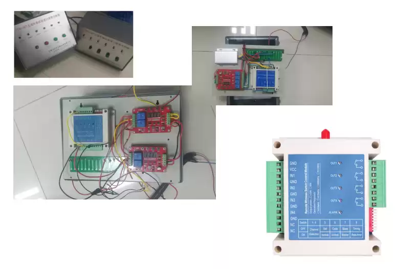 El sistema de alarma anterior utiliza el módulo de interruptor inalámbrico bidireccional de 4 canales SK509 El sistema de alarma anterior utiliza el módulo de interruptor inalámbrico bidireccional de 4 canales SK509