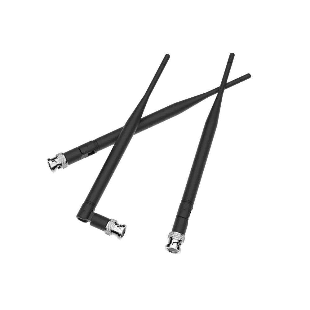 SW868-ZD210-BNC: Antena de varilla plegable de 868 MHz, resistente a vibraciones y al envejecimiento.