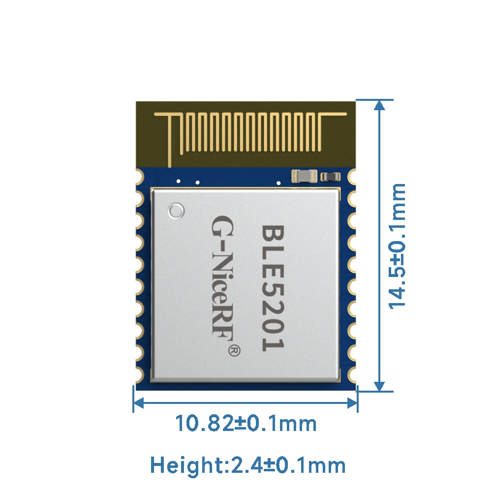 BLE5201: Chip central BLE 5.2 de Silabs