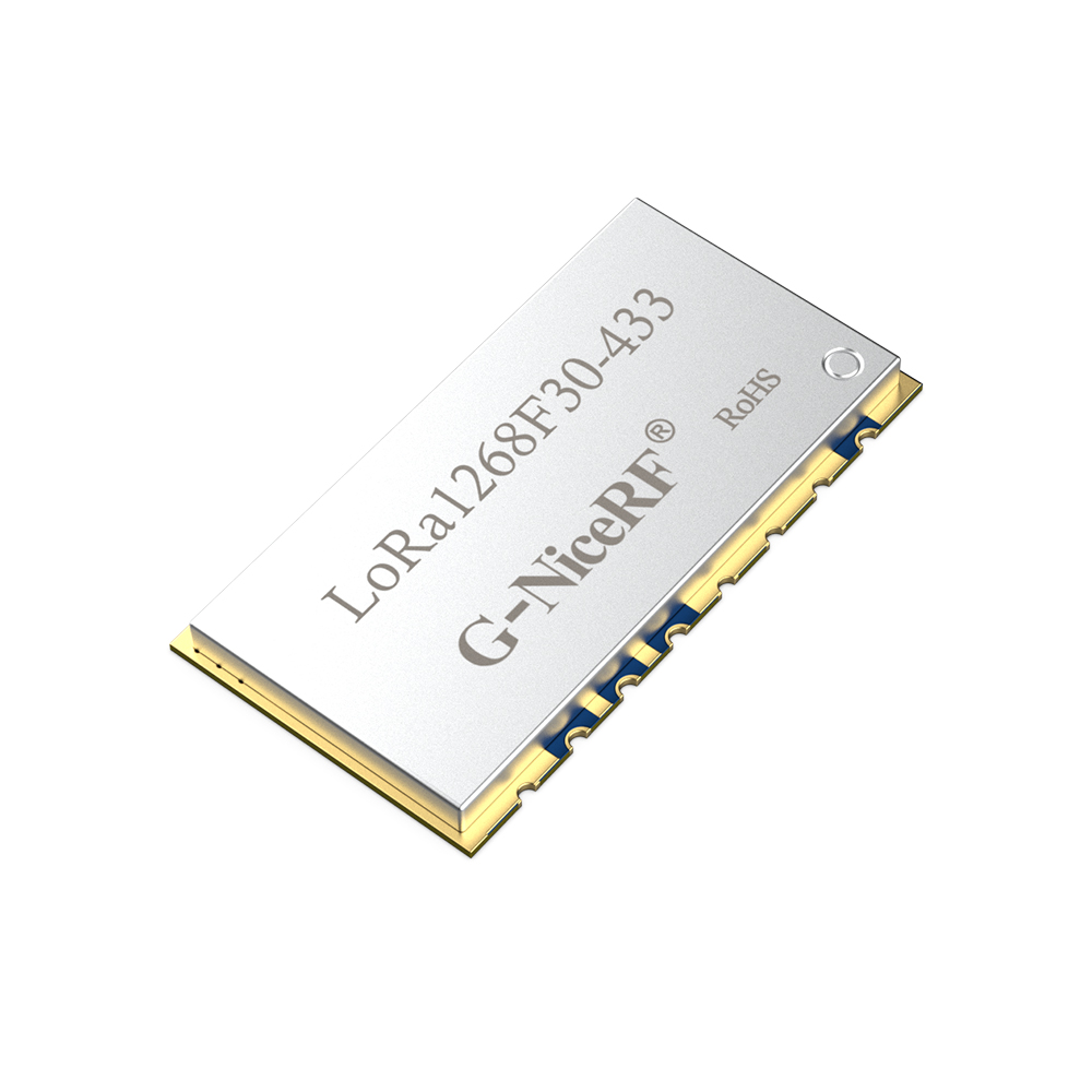 LoRa1268F30: M&oacute;dulo inal&aacute;mbrico SX1268 de 433 MHz y 2 W con interfaz SPI y protecci&oacute;n ESD