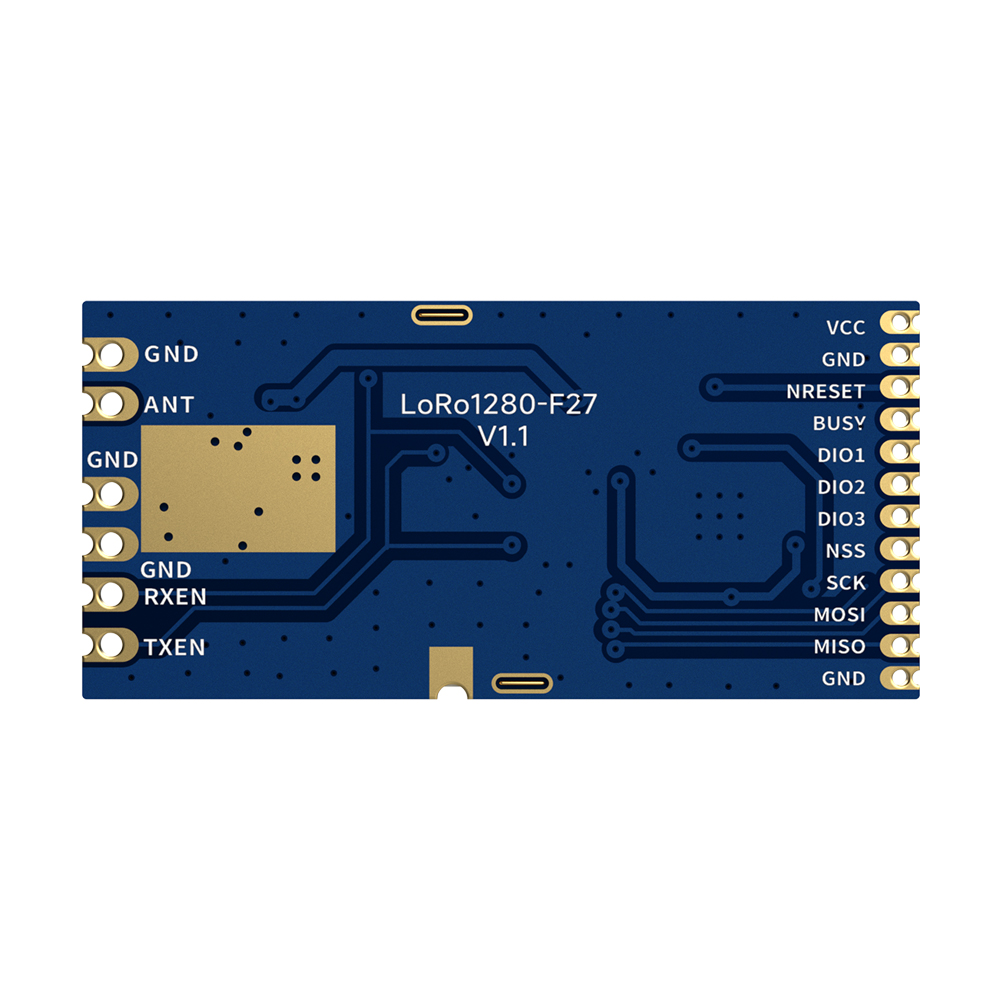 LoRa1280F27-TCXO: M&oacute;dulo RF industrial SX1280 de 2,4 GHz