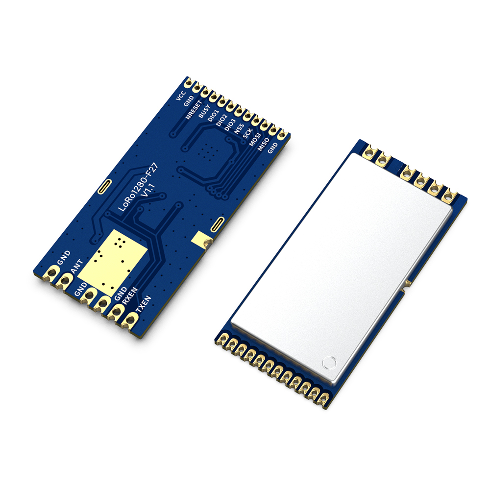 LoRa1280F27-TCXO: M&oacute;dulo RF industrial SX1280 de 2,4 GHz