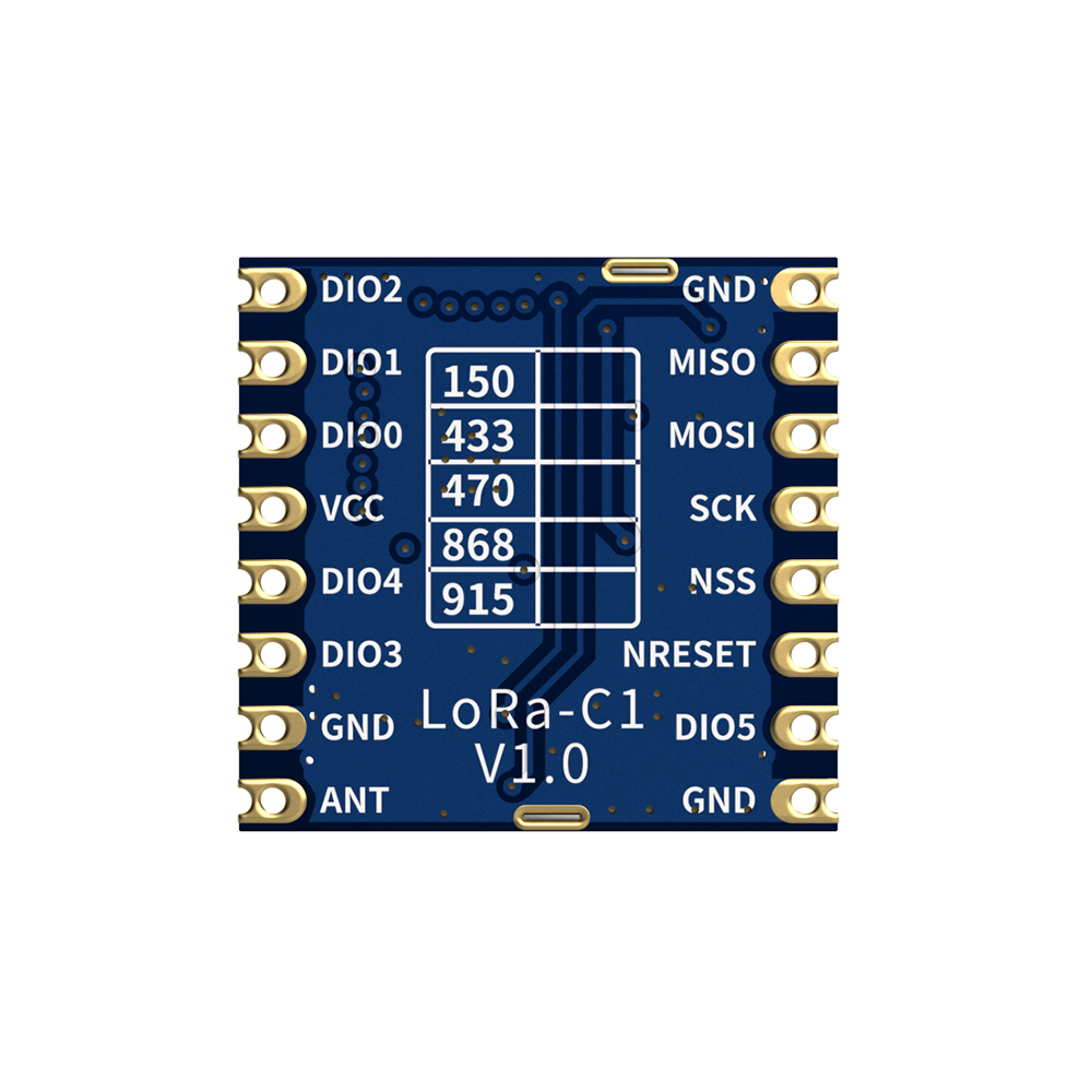 LoRa1276-C1-868: M&oacute;dulo LoRa SX1276 de 868 MHz y 100 mW con certificaci&oacute;n CE-RED y protecci&oacute;n ESD