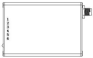 Definición de pines del módem RF industrial de 2 W SV6202