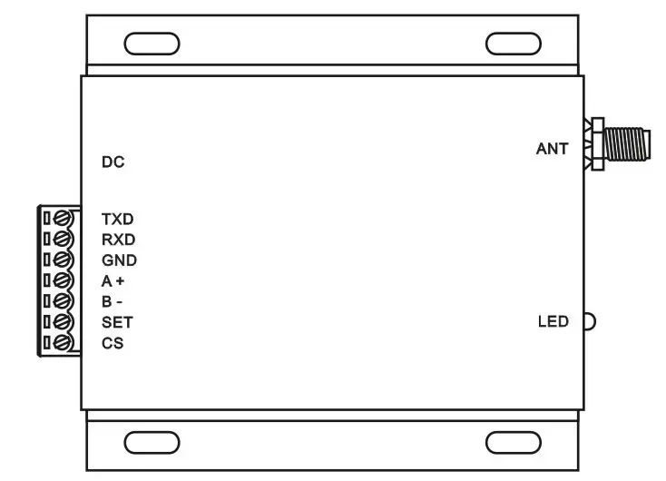 Definición de pines de los módulos inalámbricos RF Uart de red en malla SV6300