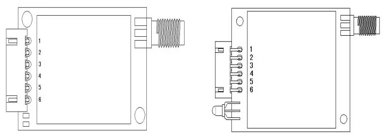 Definición de pines de los módulos inalámbricos RF Uart de red en malla SV611/SV651
