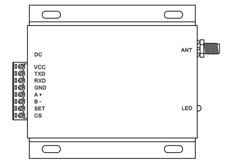 Definición de pines del módulo RF Uart SV6500Pro
