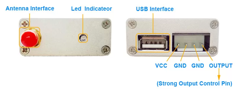 Definición de la interfaz del módulo de conmutación inalámbrica de control de walkie-talkie SA809-RX con protección por contraseña