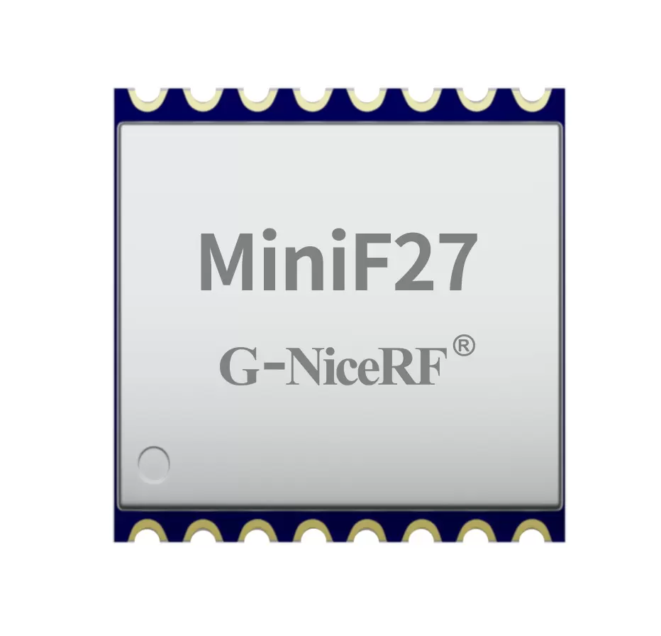 MiniF27: m&oacute;dulo transceptor inal&aacute;mbrico LoRa de 800 mw