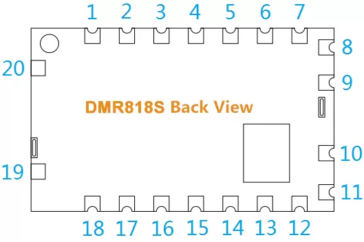 DMR818 y instrucciones de conexi&oacute;n MCU externas
