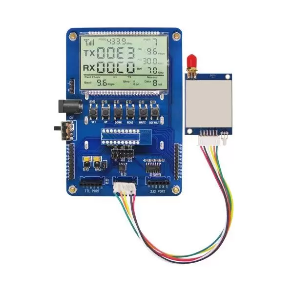 Placa de demostraci&oacute;n para el m&oacute;dulo RF Uart serie SV
