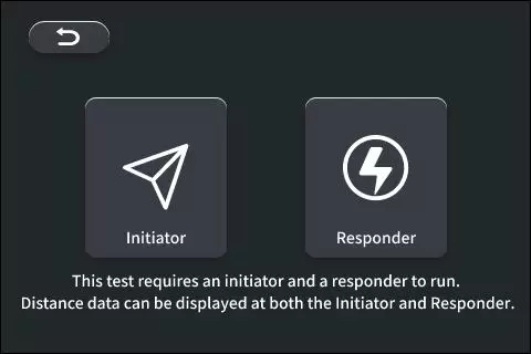 Prueba de medición de distancia (alcance)