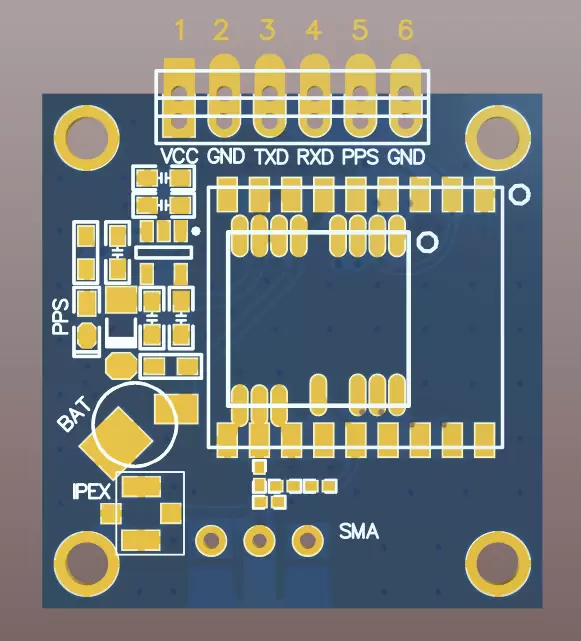Definición de pines del módulo GPS GPS03