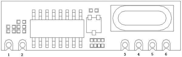 Pines del módulo receptor ASK de 433 MHz SRX887